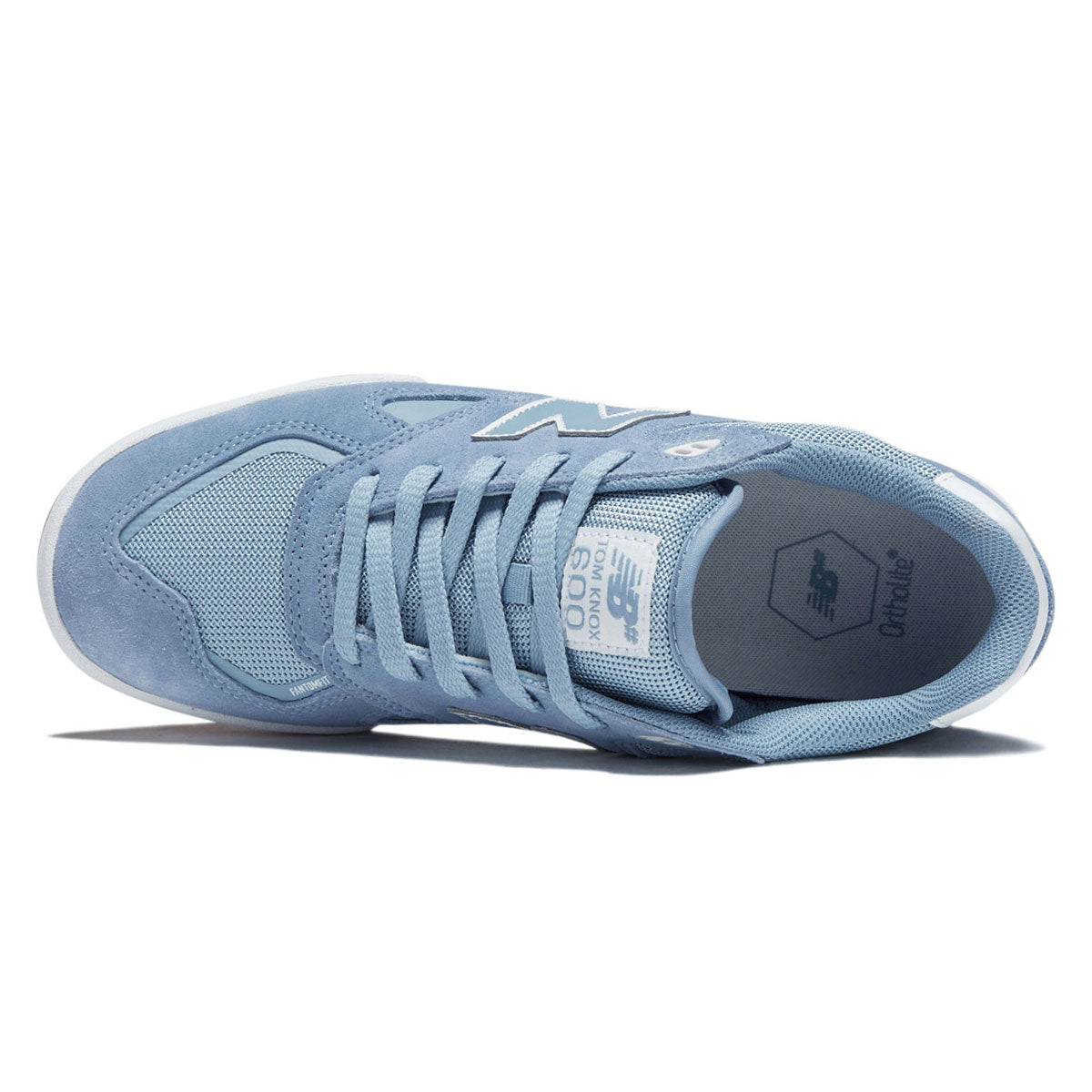 New Balance 600 Tom Knox Shoes - Baby Blue/White image 3