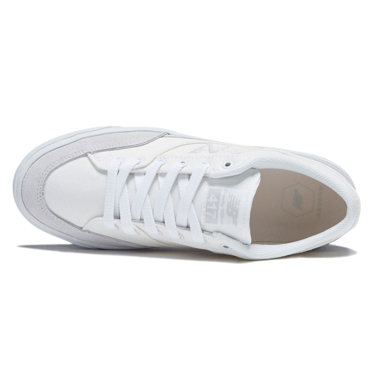New Balance 417 Villani Low Shoes - White/Light Grey image 3