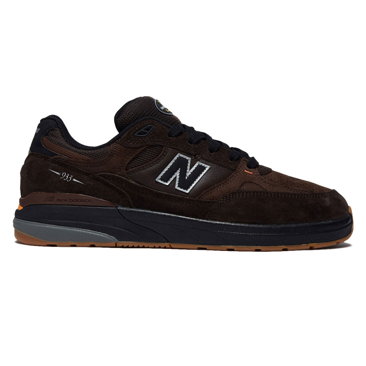 New Balance Andrew Reynolds 933 Wide Shoes - Brown/Black image 1
