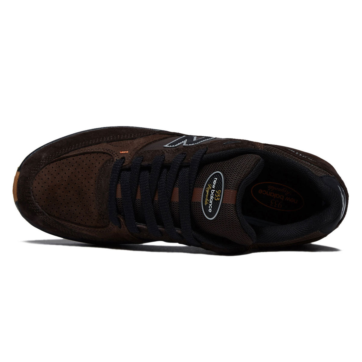 New Balance Andrew Reynolds 933 Wide Shoes - Brown/Black image 3