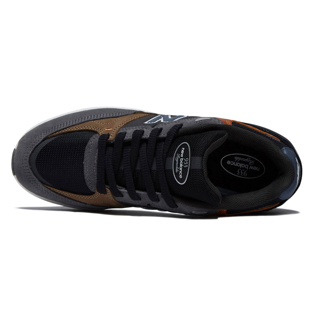 New Balance Andrew Reynolds 933 Wide Shoes - Tan/Grey image 3