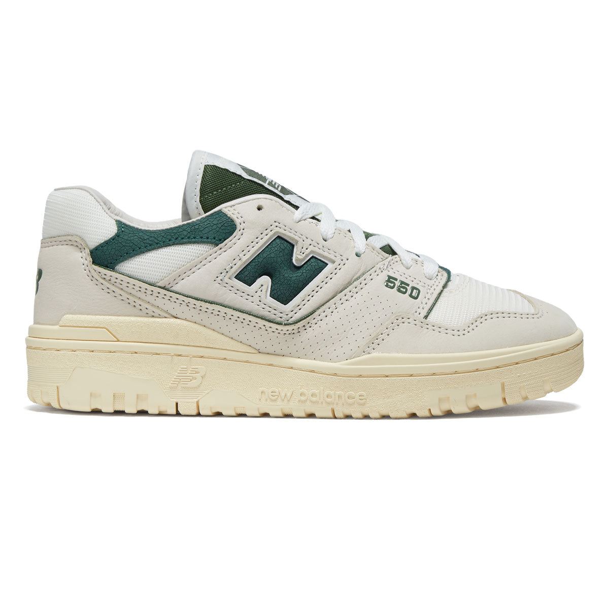 New Balance 550 Shoes - Permafrost/Dark Alpine Green image 1