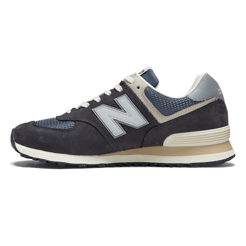 New Balance 574 Shoes - Black Cement/Slate Grey