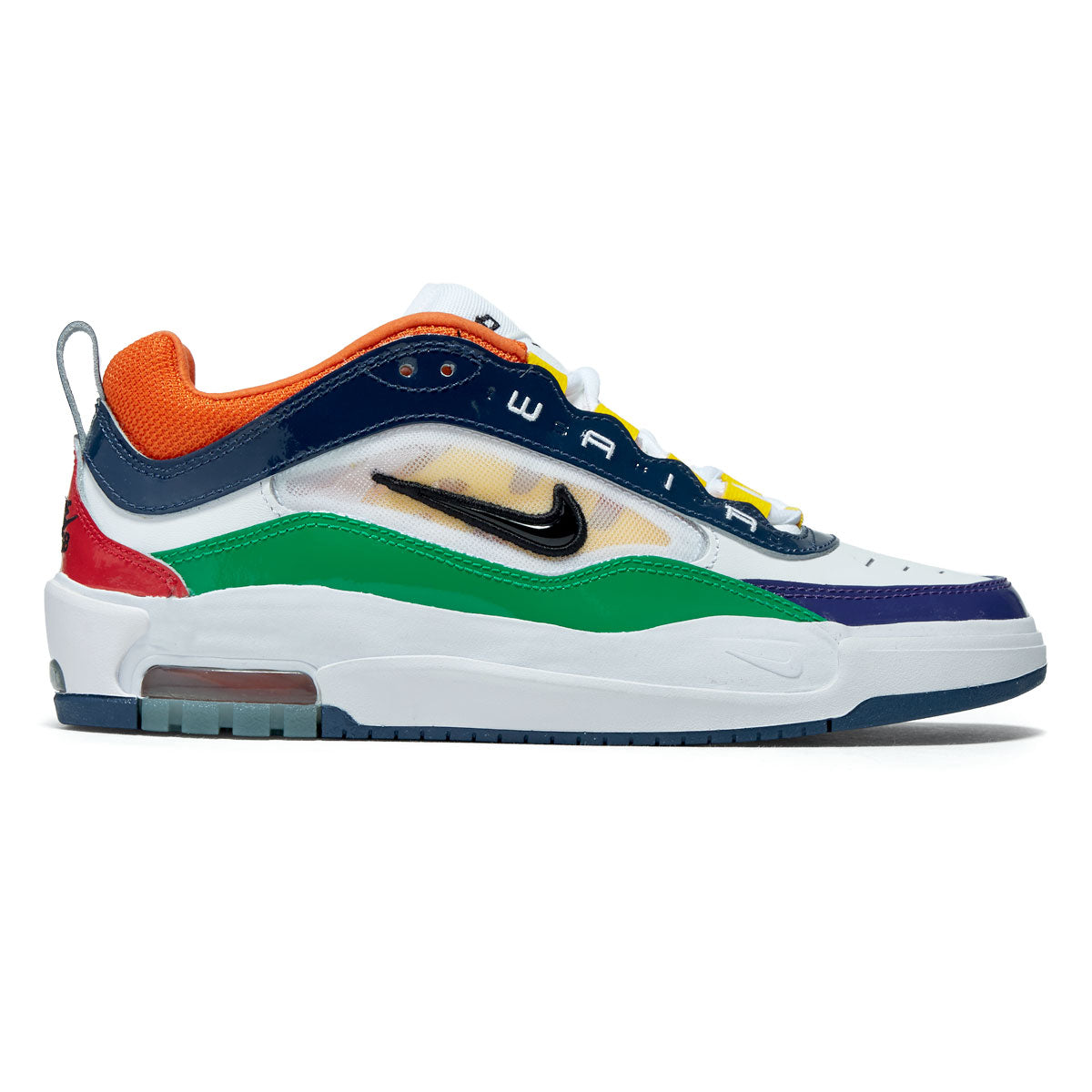 Nike SB Air Max Ishod Premium Shoes - University Red/Black/Amarillo/Navy image 1