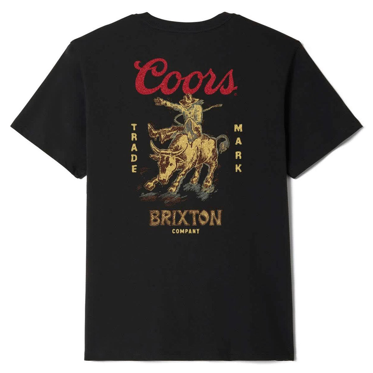 Brixton x Coors Bound T-Shirt - Black image 1