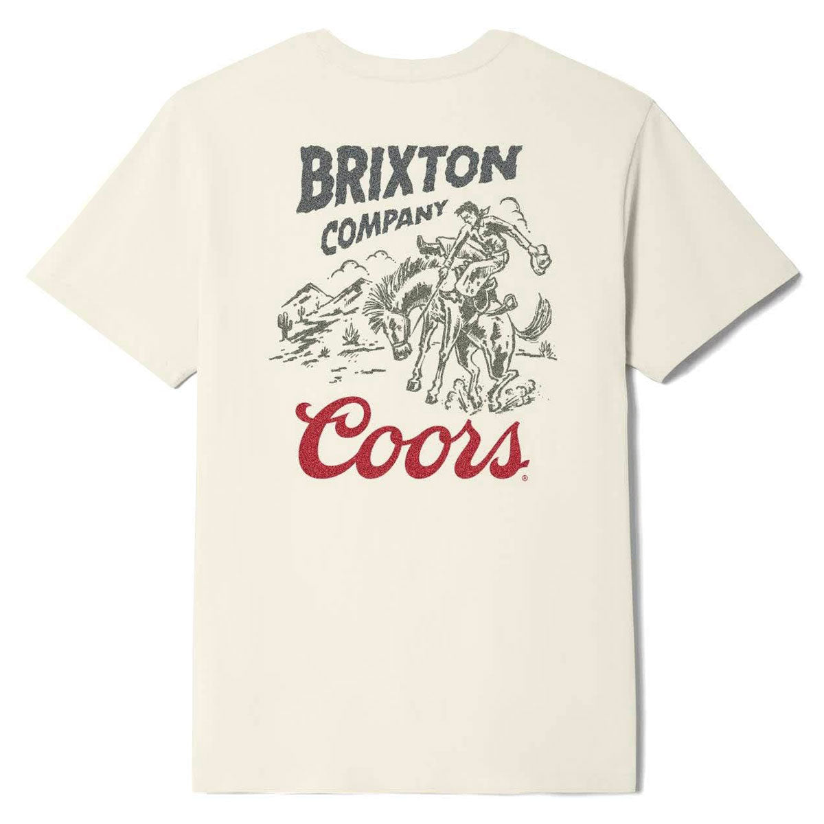 Brixton x Coors Canyon T-Shirt - Cream image 1