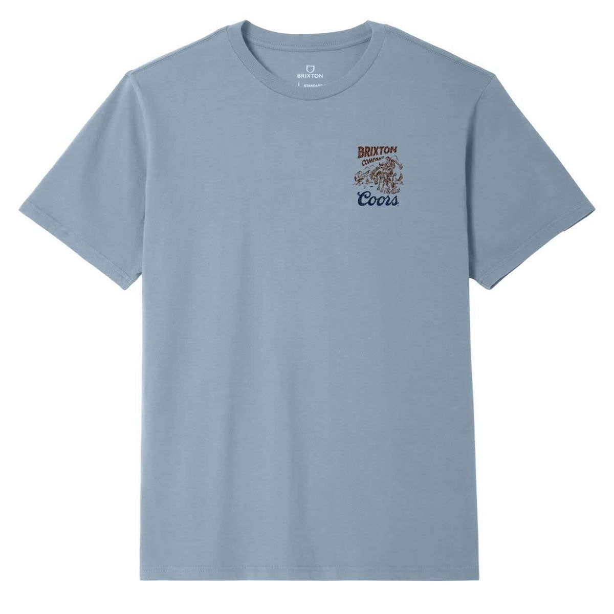 Brixton x Coors Canyon T-Shirt - Dusty Blue image 2