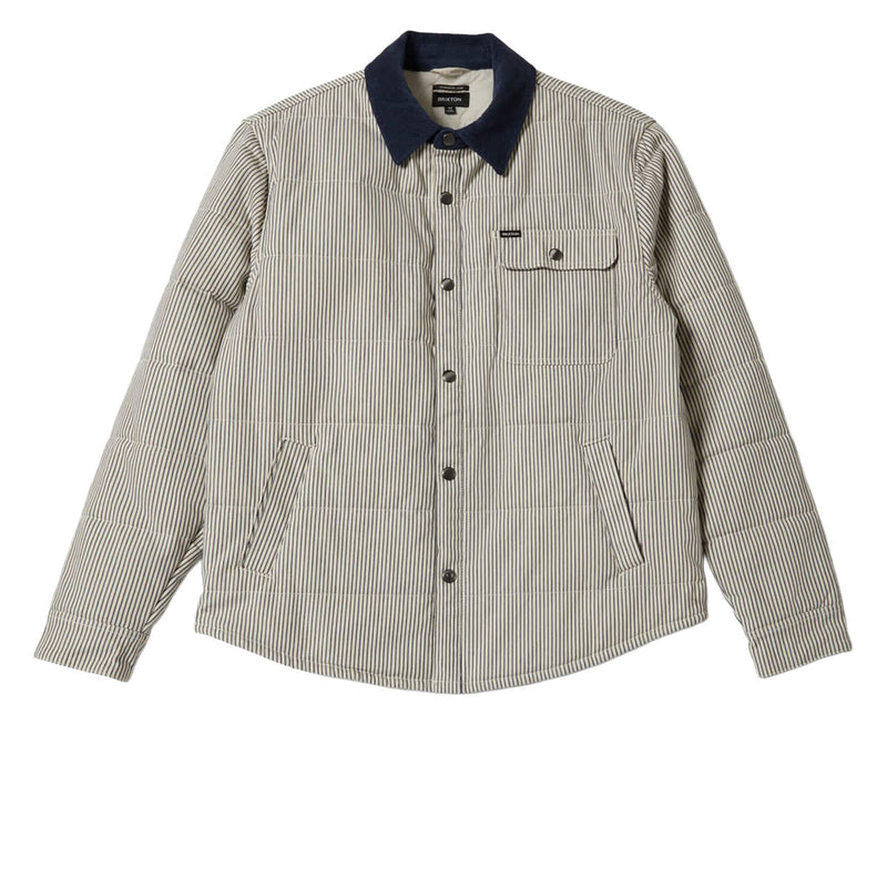 Brixton Cass Jacket - Whitecap/Mood Indigo Hickory