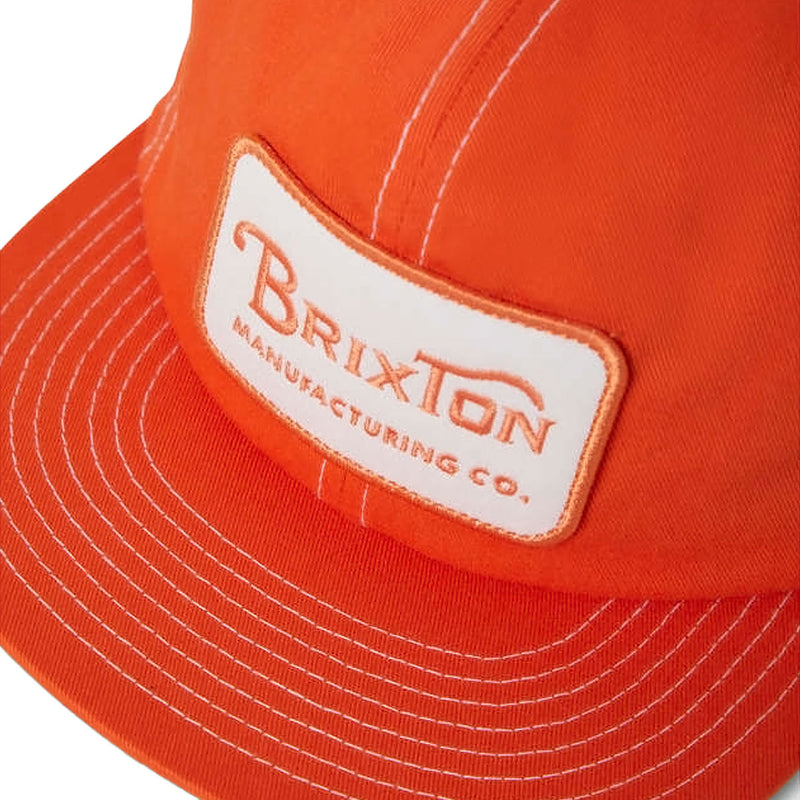 Brixton Grade Hp Snapback Hat - Solar Orange