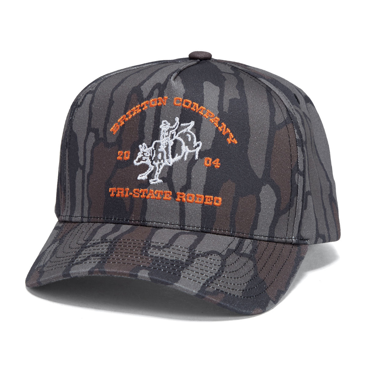 Brixton Danforth C Np Hp Snapback Hat - Bark Camo image 1