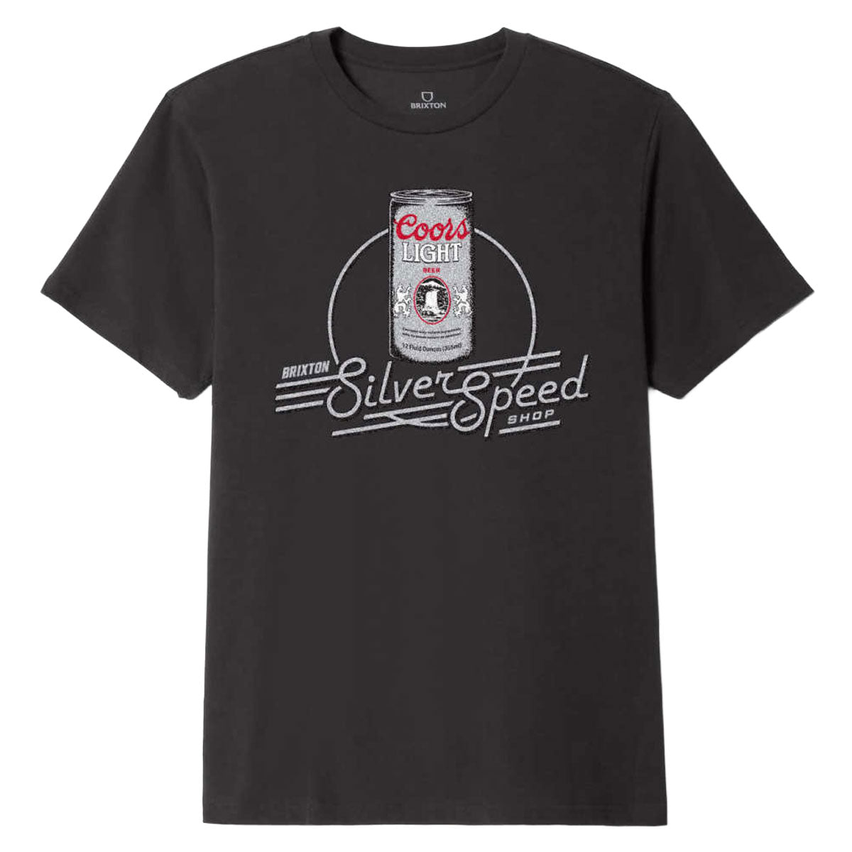 Brixton x Coors Light Caster T-Shirt - Black image 1