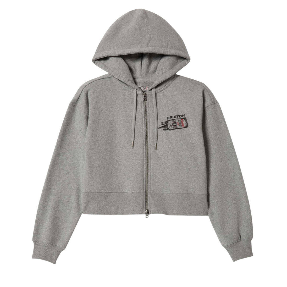Brixton x Coors Light Silver Speed Hoodie - Heather Grey II image 1