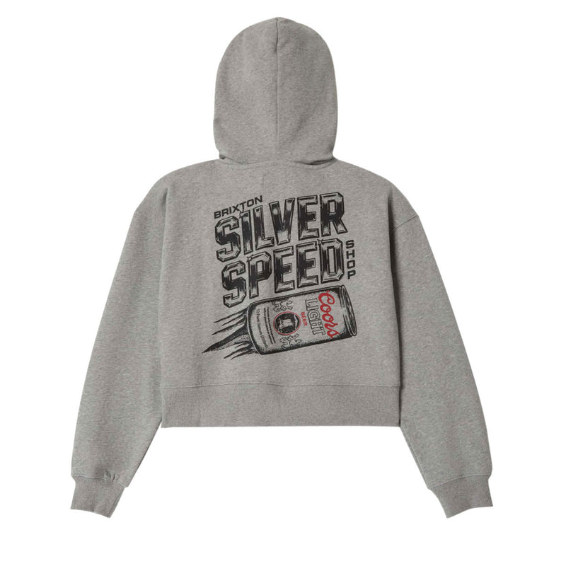 Brixton x Coors Light Silver Speed Hoodie - Heather Grey II