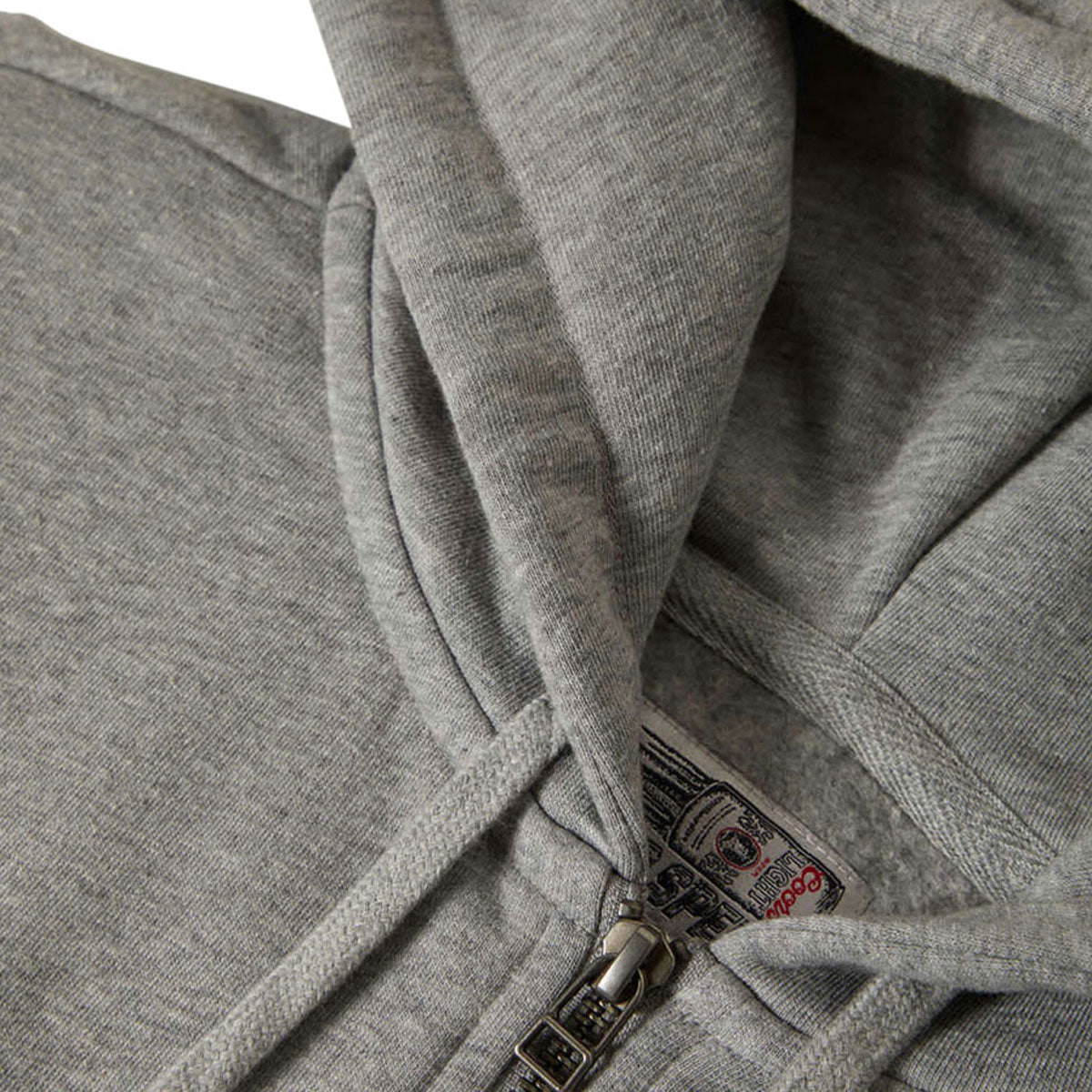 Brixton x Coors Light Silver Speed Hoodie - Heather Grey II image 3