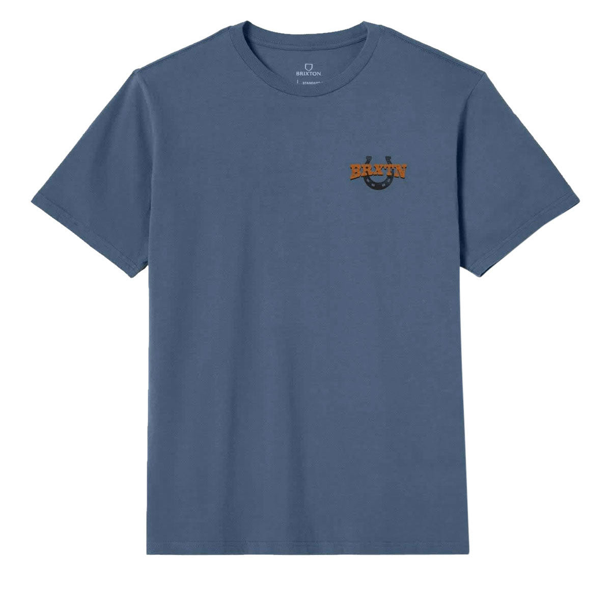 Brixton Roughstock T-Shirt - Harbor Blue image 2
