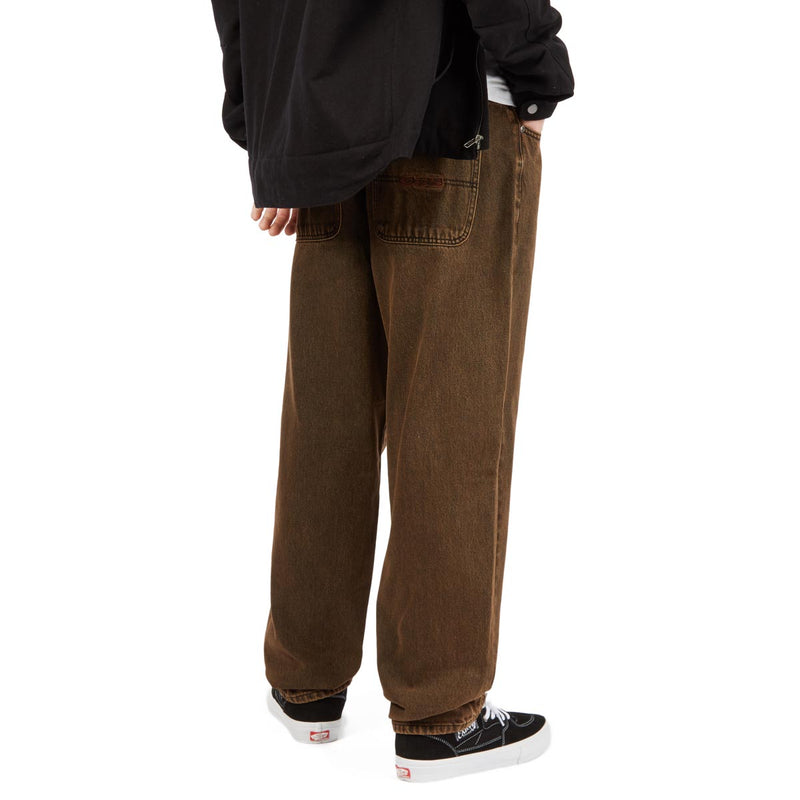 CCS Baggy Taper Denim Jeans - Acid Brown