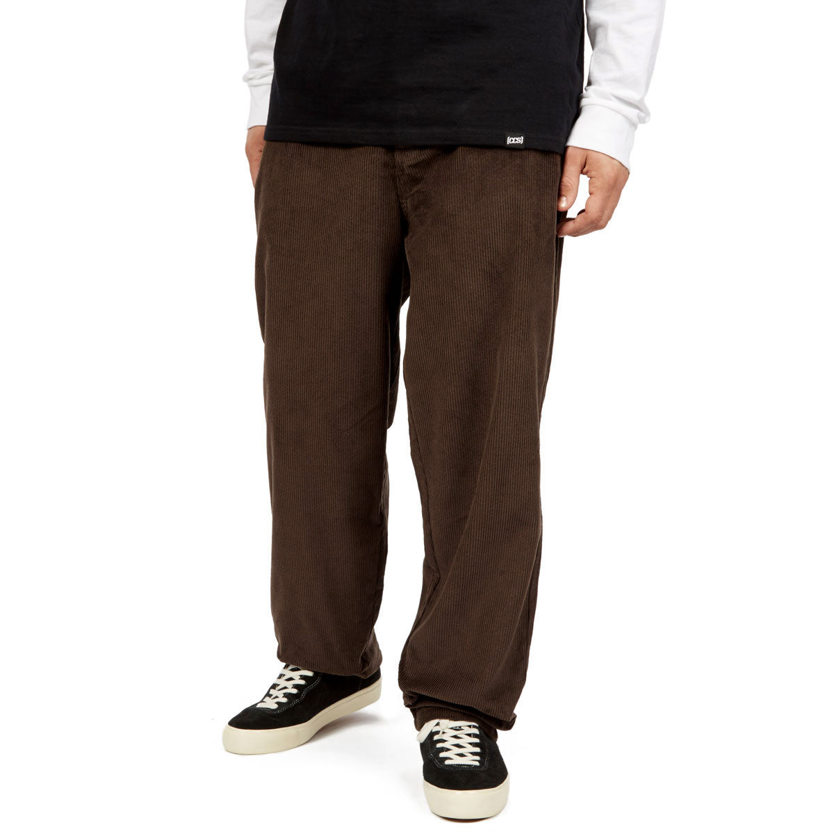 CCS Baggy Taper Corduroy Pants - Brown image 1