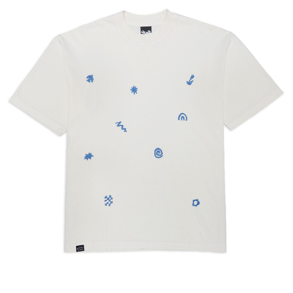The Quiet Life x YAWN Embroidered T-Shirt - Cream image 1