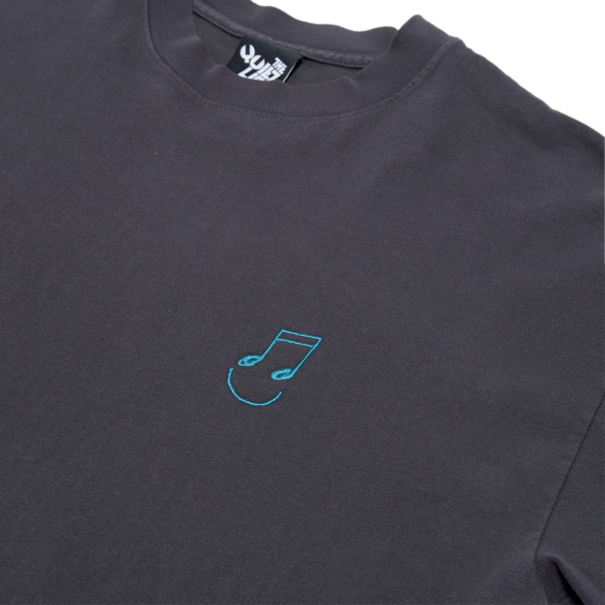 The Quiet Life Music Man Embroidered T-Shirt - Dolphin Blue image 2