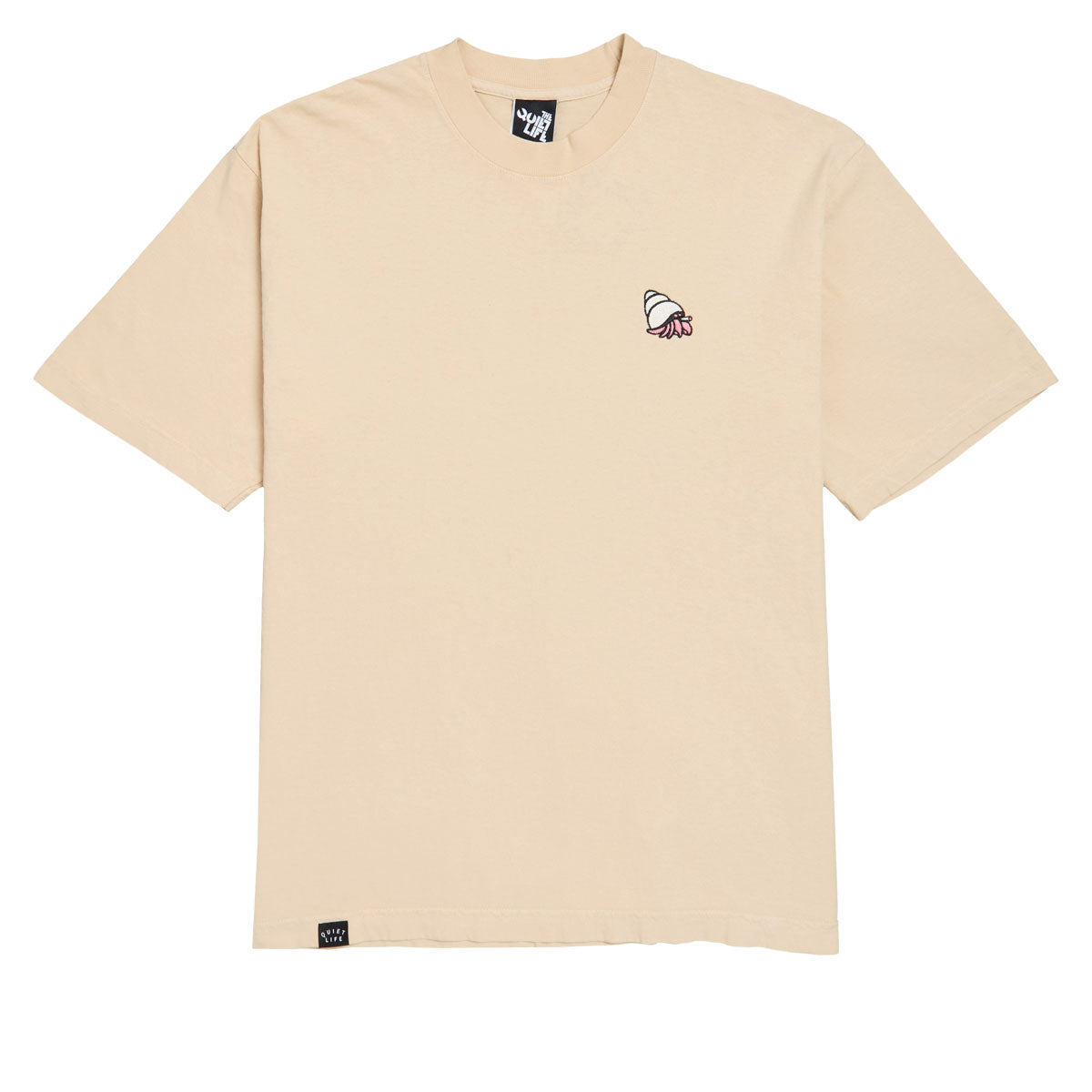 The Quiet Life Smoking Crab T-Shirt - Sand image 1
