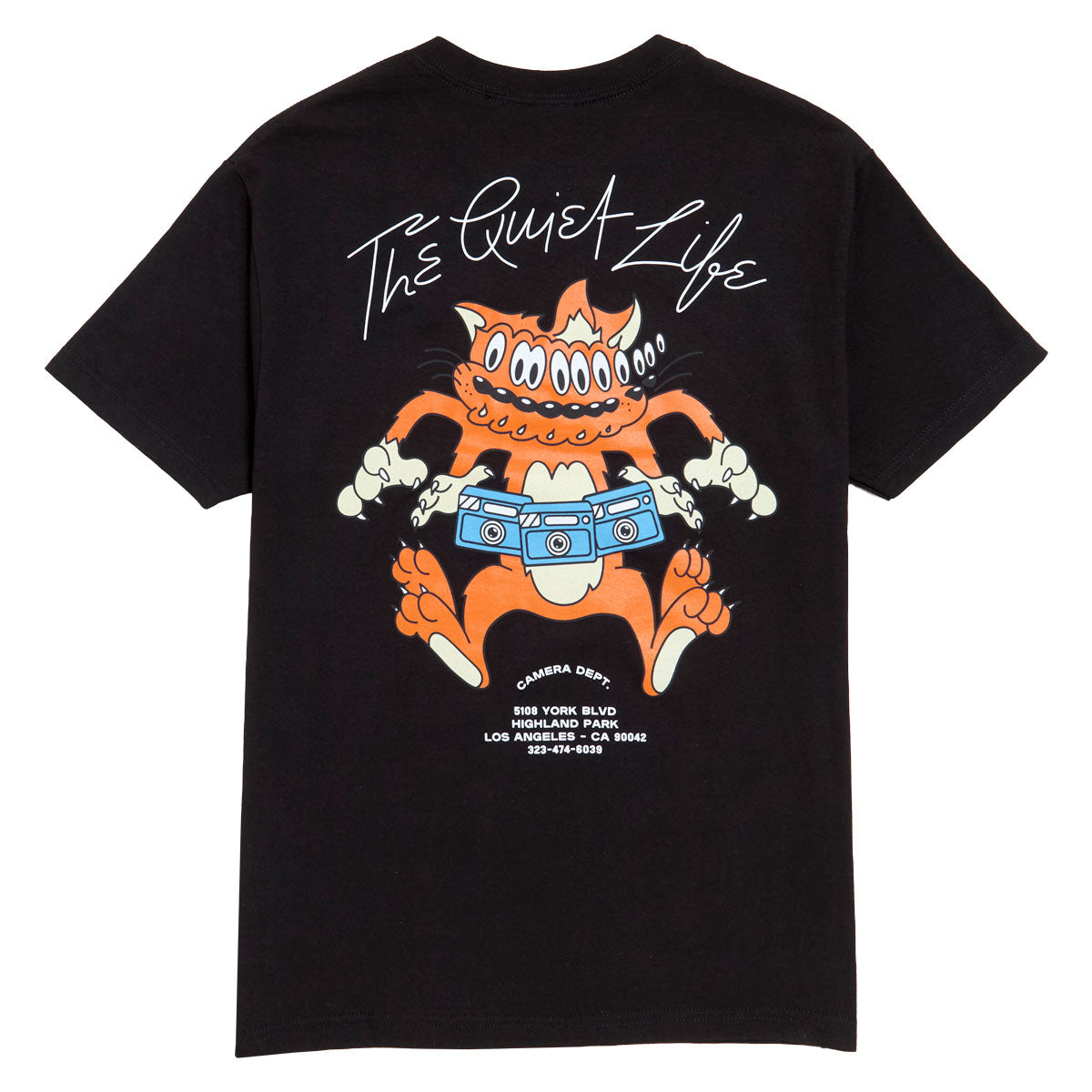 The Quiet Life Shakey Cat T-Shirt - Black image 1