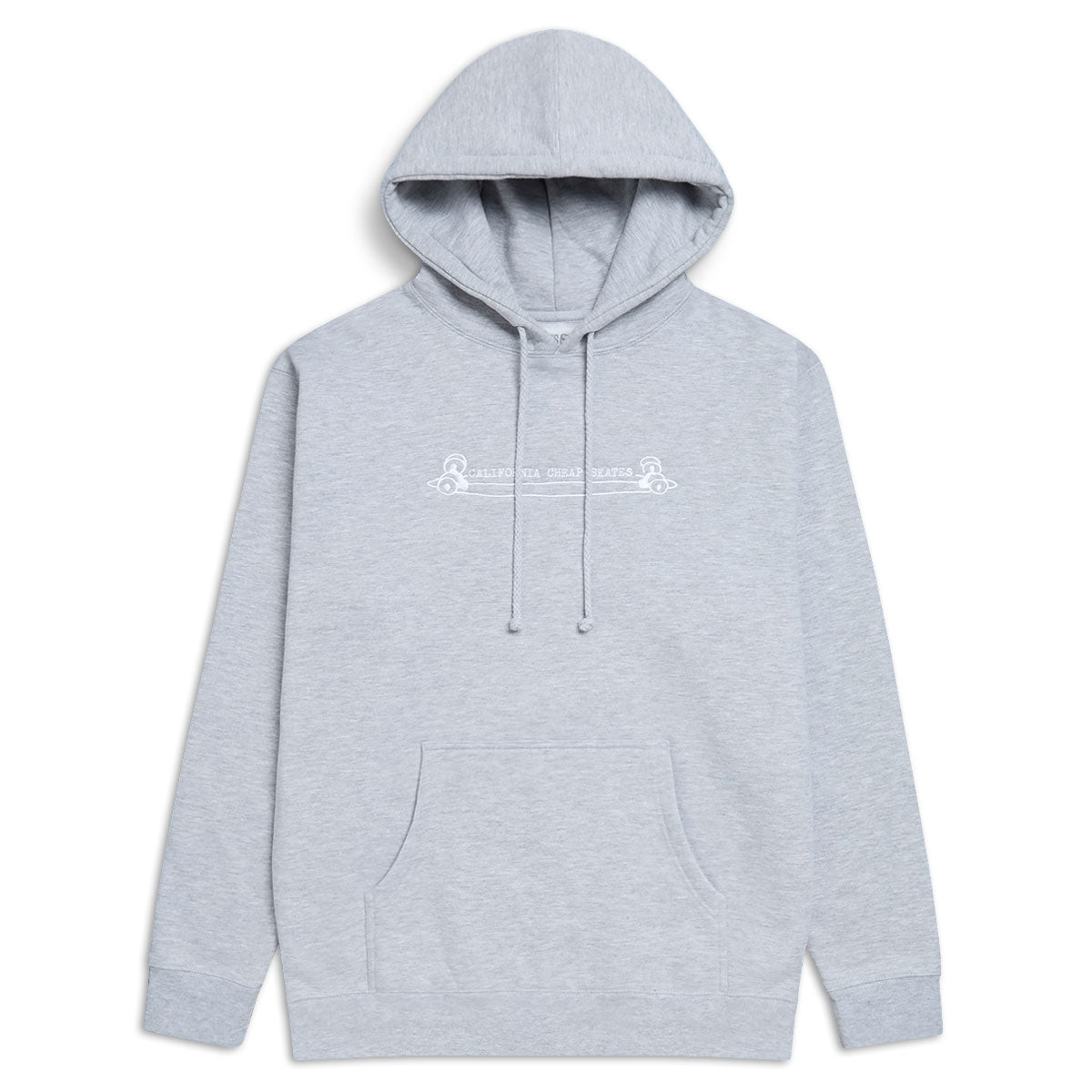 CCS Heritage Cheap Skates Hoodie - Grey/White image 2