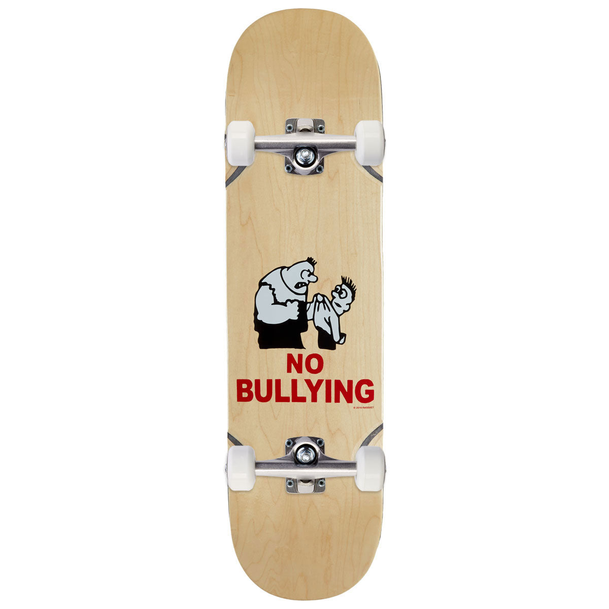Rassvet No Bullying Skateboard Complete - Natural - 8.25