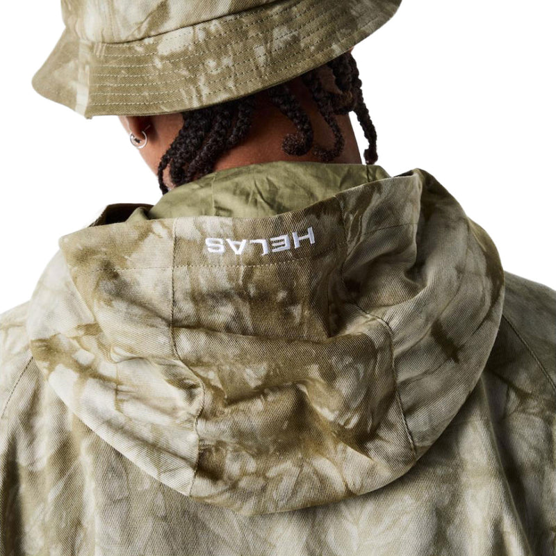Helas Tie Camo Quarter Zip Tie Dye Jacket - Beige