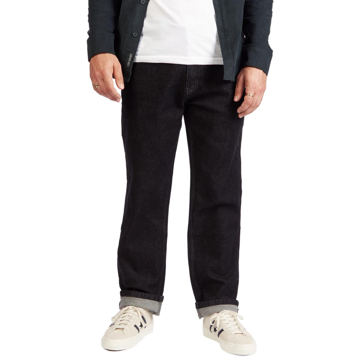 CCS Relaxed Stretch Denim Jeans - 12oz Black image 1