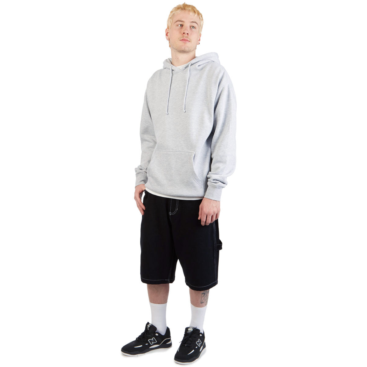 CCS Hammer Loop Canvas Shorts - Black/White image 3