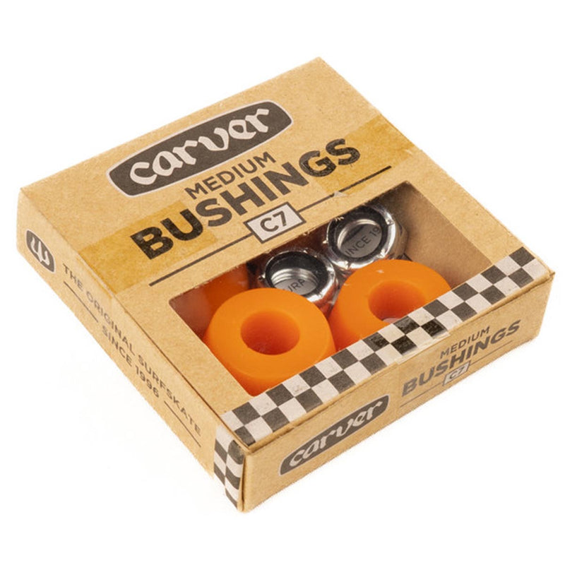 Carver C7 Medium Bushings - Orange Glo