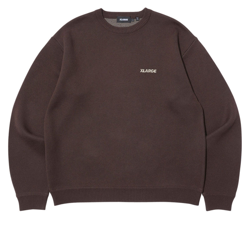 XLarge Backside OG Crewneck Sweatshirt - Brown