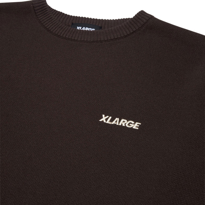 XLarge Backside OG Crewneck Sweatshirt - Brown