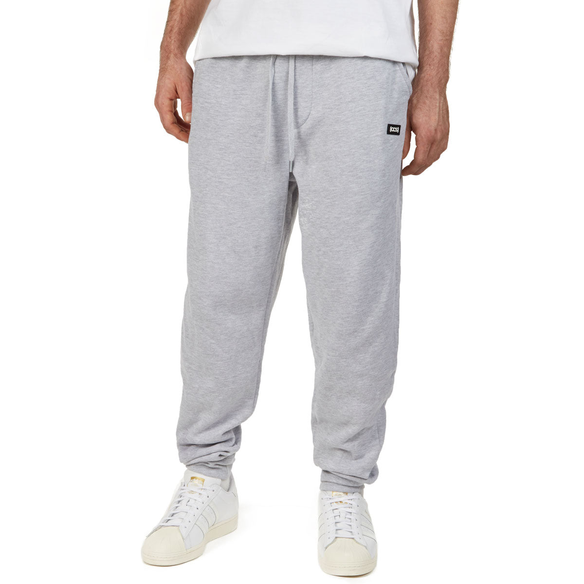 CCS Logo Rubber Patch Sweat Pants - Heather Grey