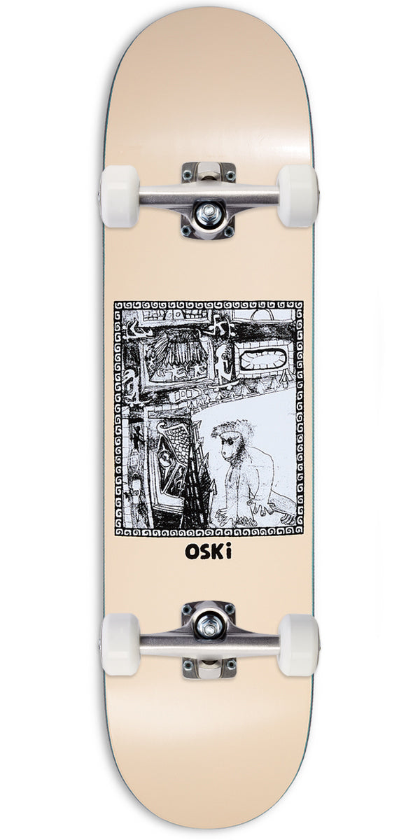 Polar Oskar Rosenberg Gorilla King Skateboard Complete - Cream - 7.875