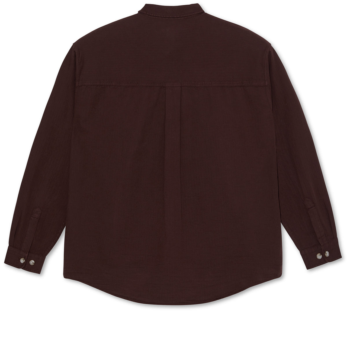 Polar Mitchell Herringbone Long Sleeve Shirt - Wine image 2