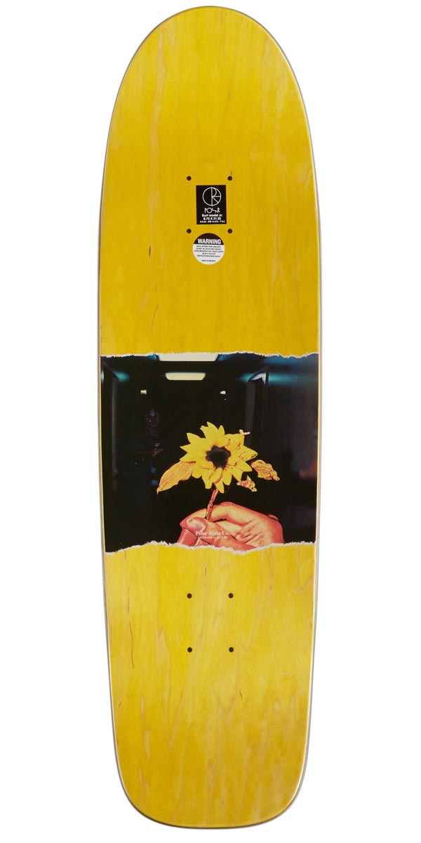 Polar Nick Boserio Flower on a Surf Jr. Skateboard Deck - 8.75