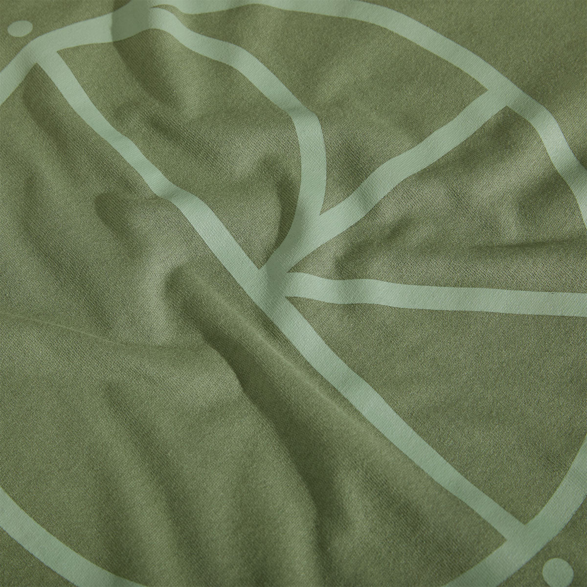 Polar Stroke Logo Contrast T-Shirt - Moss Green image 4