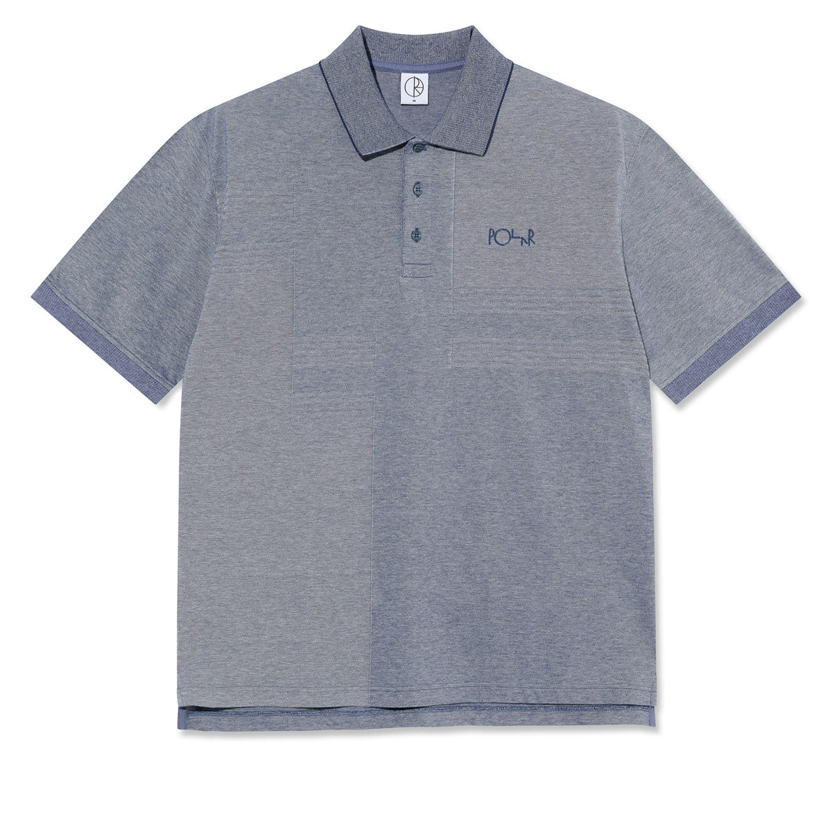 Polar Surf Polo Shirt - Heather Blue Pique image 1
