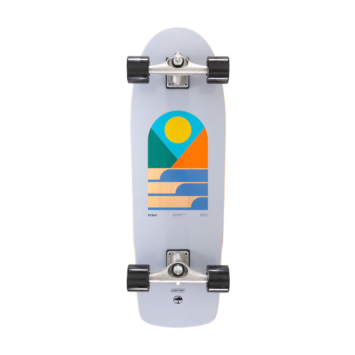 Arbor Daily Driver 2 Pre-Built Surfskate Longboard Complete image 1