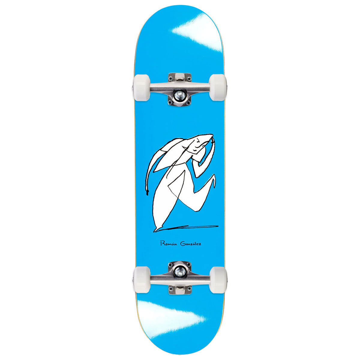 Polar Roman Gonzalez Stay In Motion Skateboard Complete - Blue - 8.125