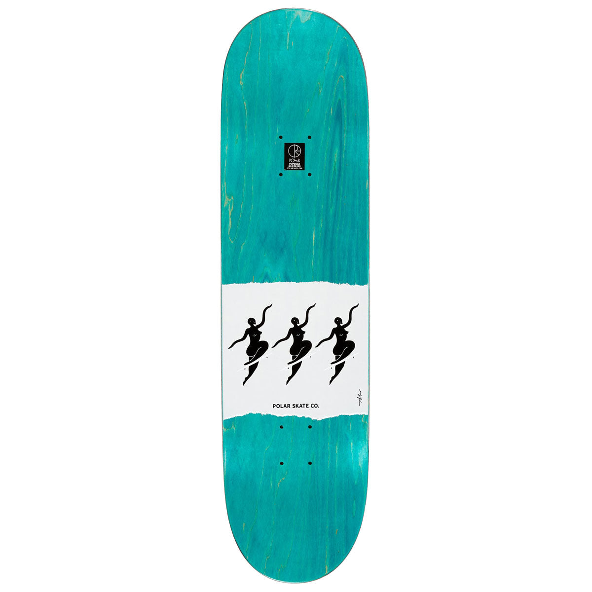 Polar No Complies Skateboard Complete - White - 8.50