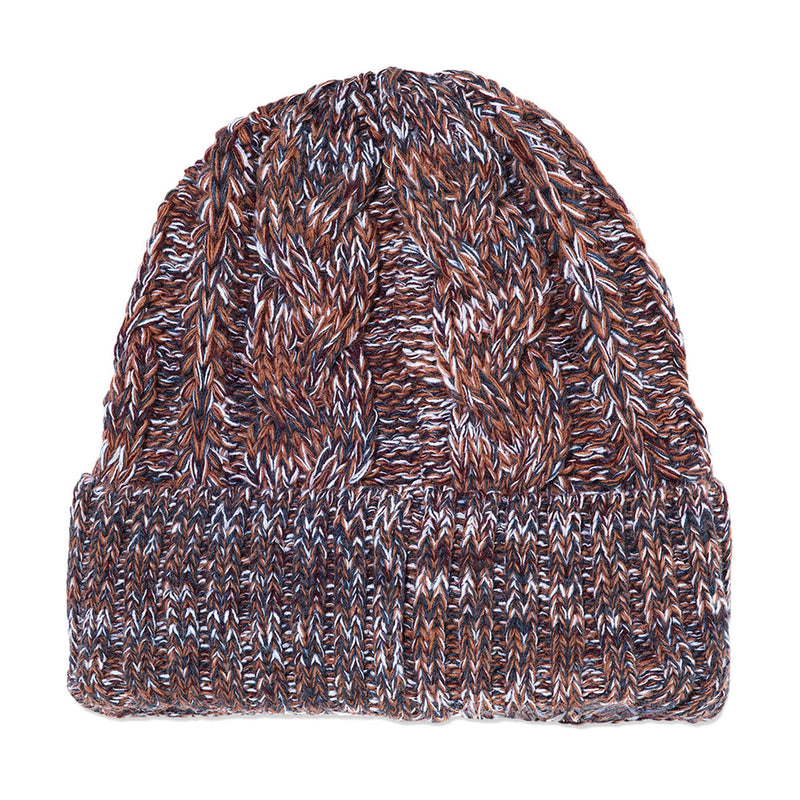 Polar Braid Beanie - Rust