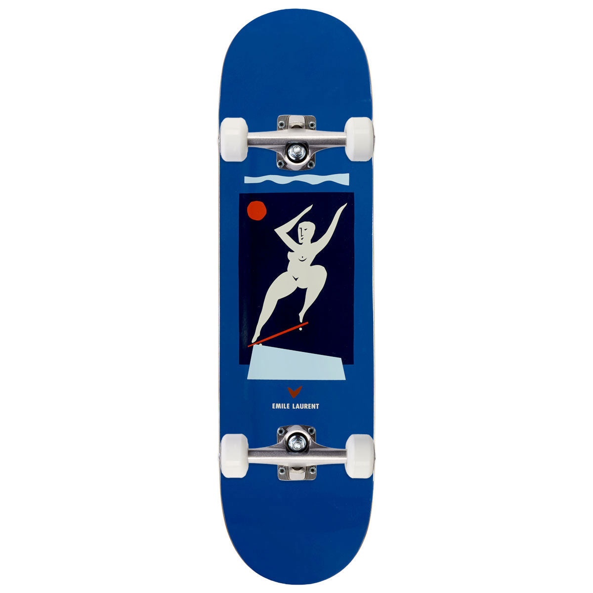 Polar Nick Boserio Useless Wooden Dog Skateboard Complete - Grey - 8.625