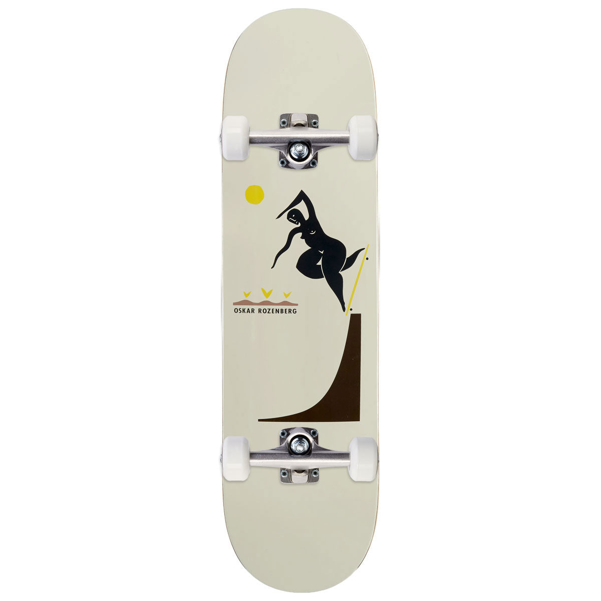 Polar Emile Laurent Crooks Skateboard Complete - Cream - 8.375