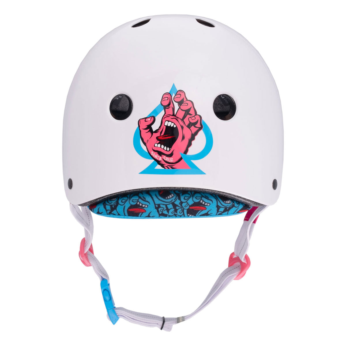 Pro-Tec x Santa Cruz Signature Edition Low Pro Helmet - White Gloss image 1