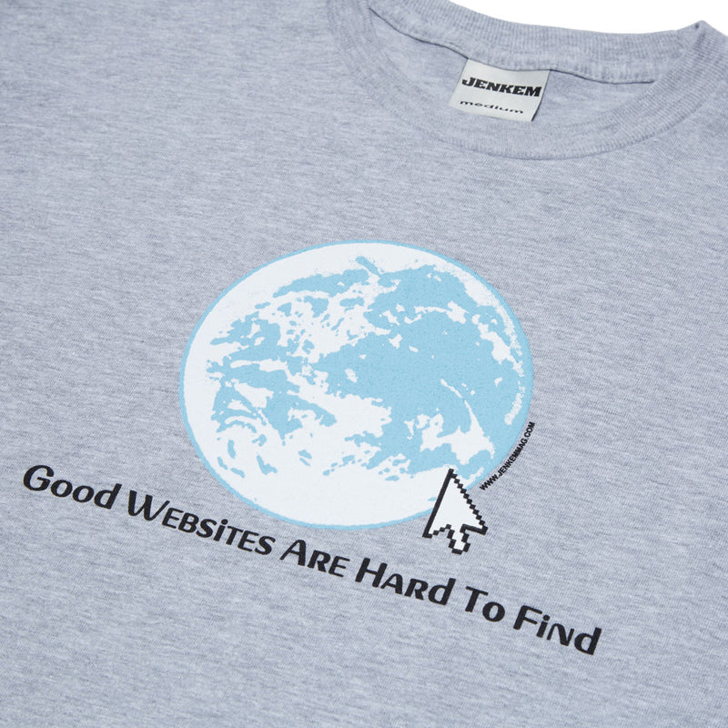 Jenkem Websites T-Shirt - Sport Grey