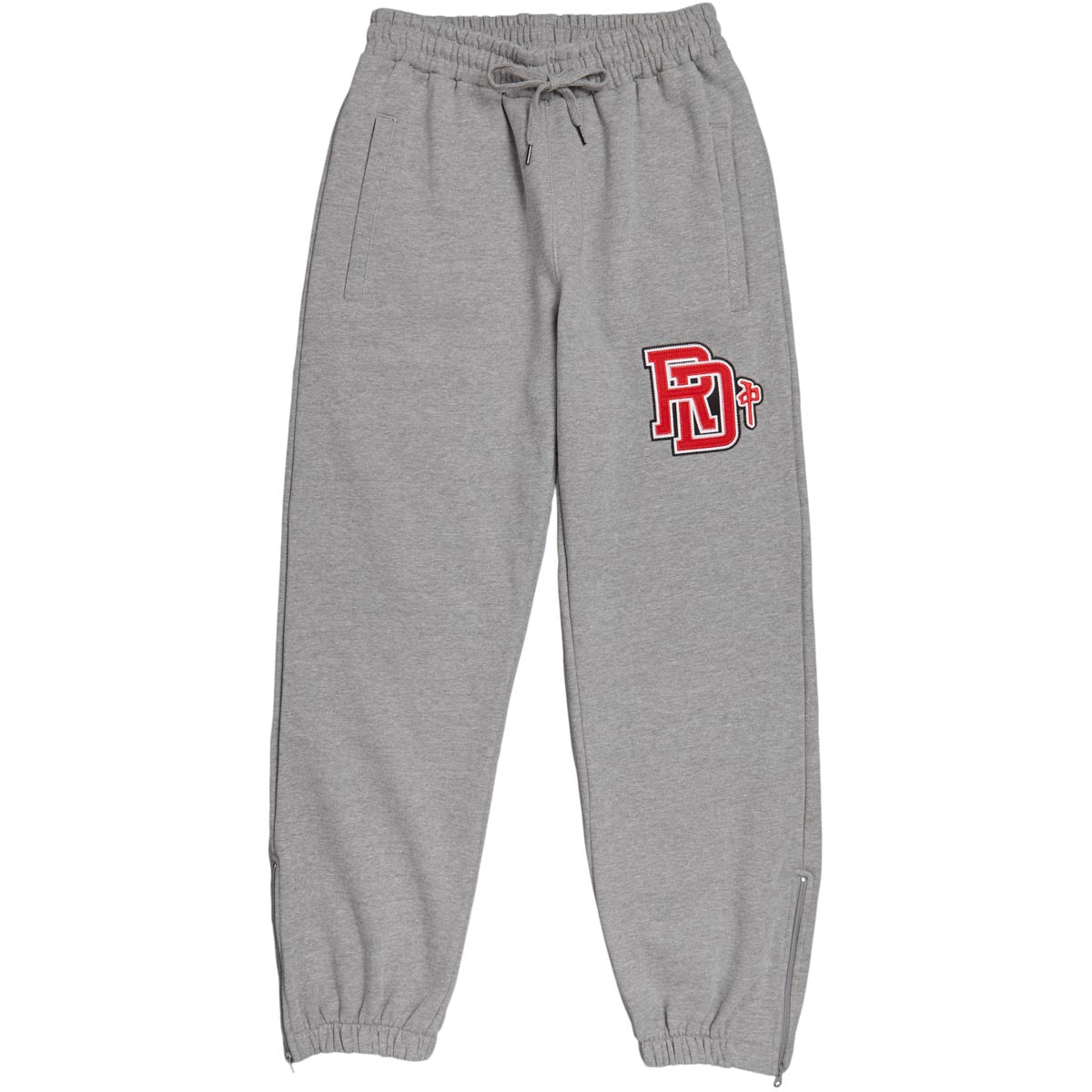 RDS Twill Monogram Sweat Pants - Athletic Heather/Red image 1
