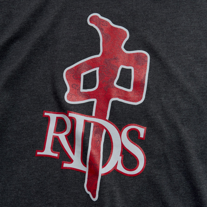 RDS OG Satin Dragon T-Shirt - Charcoal Heather