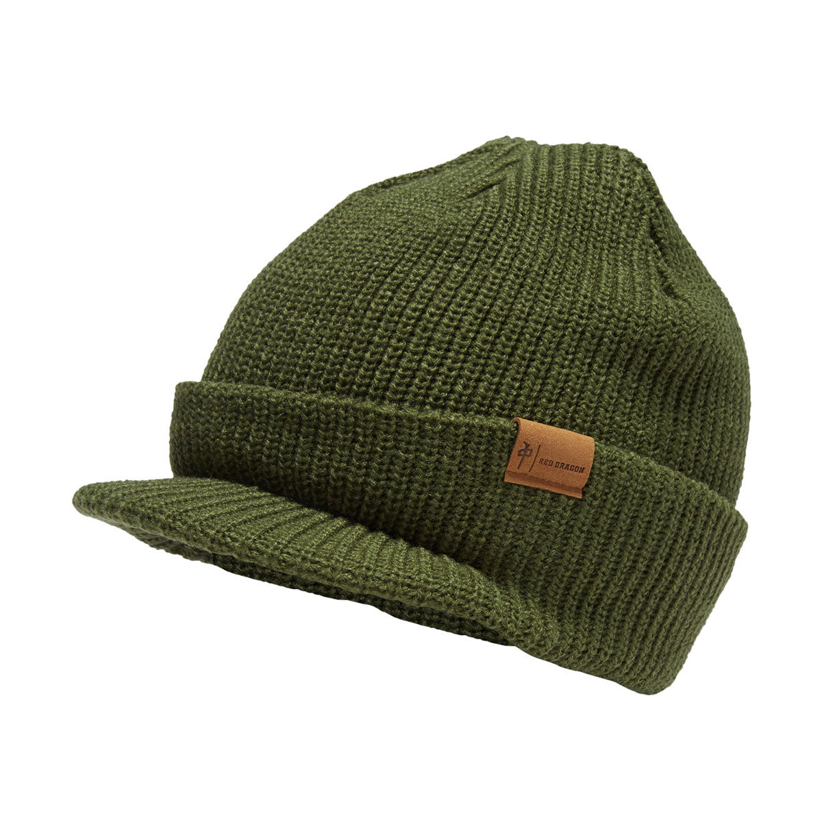 RDS Toque Visor Beanie - Army Green image 2